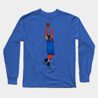 Steven Adams Dunk - Oklahoma City Thunder Long Sleeve T-Shirt